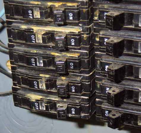 Vishey Home Inspection - Actual Breakers in House Found During Inspection